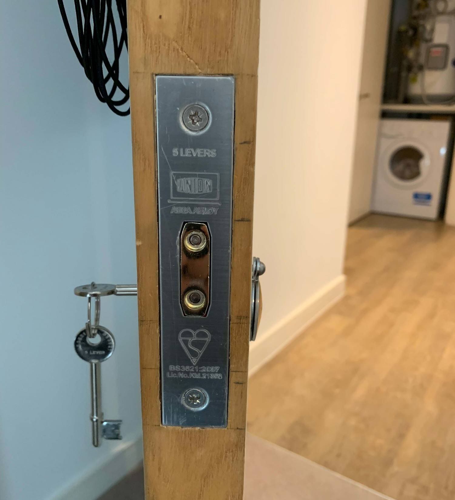 Fresh fit new 5 lever BS lock to flat door in Tankerton Whitstable Full