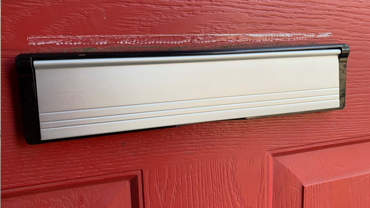 Telescopic letterbox upvc door repair for Whitstable home owner Outside replaced with new